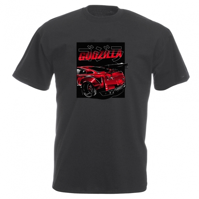 Nissan Skyline GT-R (Godzilla Text) Vintage Wash T-Shirt