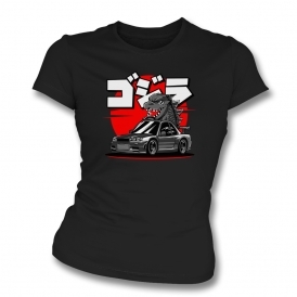 Nissan Skyline GT-R Godzilla Womens Slim Fit T-Shirt