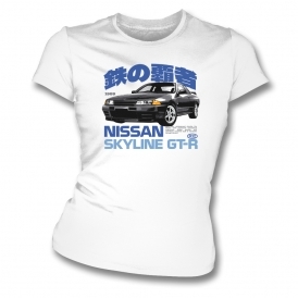Nissan Skyline GT-R R32 (JDM Influenced) Womens Slim Fit T-Shirt