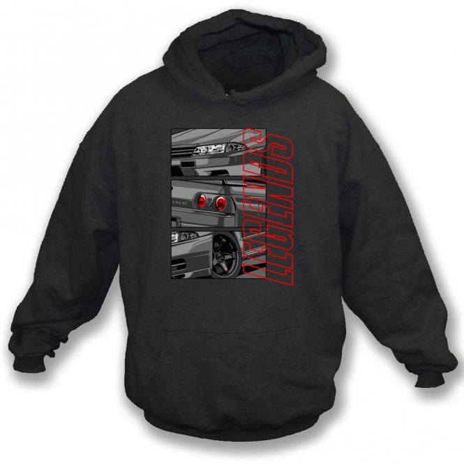 Nissan Skyline GT-R R32 Legends Kids Hooded Sweatshirt