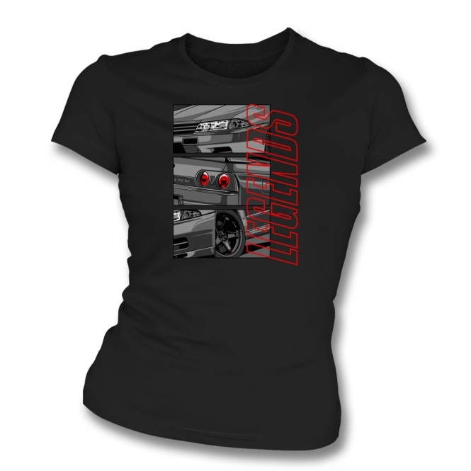 Nissan Skyline GT-R R32 Legends Womens Slim Fit T-Shirt