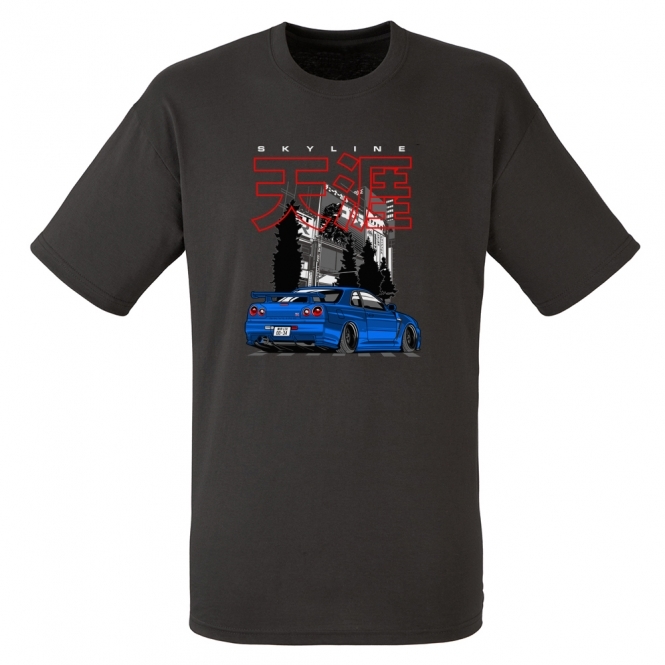 Nissan Skyline GT-R R34 "Stance" Kids T-Shirt