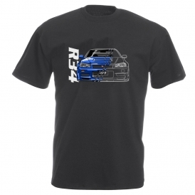 Nissan Skyline GT-R R34 Vintage Wash T-Shirt