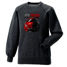 Nissan Skyline GT-R R35 In Shadow Kids Sweatshirt