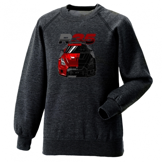 Nissan Skyline GT-R R35 In Shadow Sweatshirt