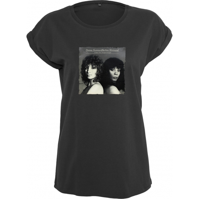 No More Tears (Enough Is Enough) (Streisand/Summer) Womens Extended Shoulder T-Shirt