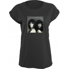 No More Tears (Enough Is Enough) (Streisand/Summer) Womens Extended Shoulder T-Shirt