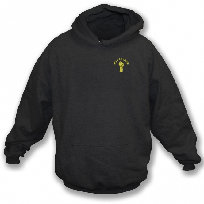 No Pasaran (As Worn By Tolokonnikova, Pussy Riot) Embroidered Left Breast Logo Hooded Sweatshirt