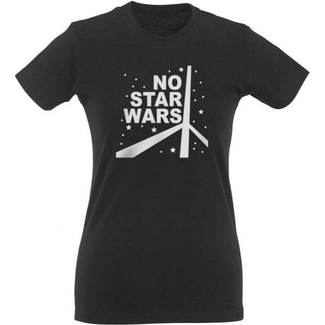 No Star Wars (As Worn By Thom Yorke, Radiohead) Womens Slim Fit T-Shirt