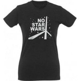 No Star Wars (As Worn By Thom Yorke, Radiohead) Womens Slim Fit T-Shirt