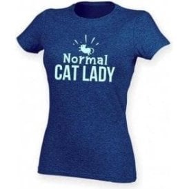 Normal Cat Lady Womens Slim Fit T-Shirt
