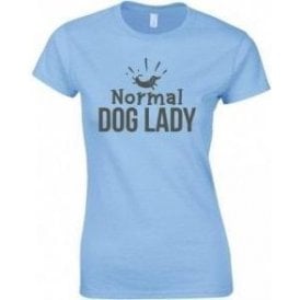 Normal Dog Lady Womens Slim Fit T-Shirt