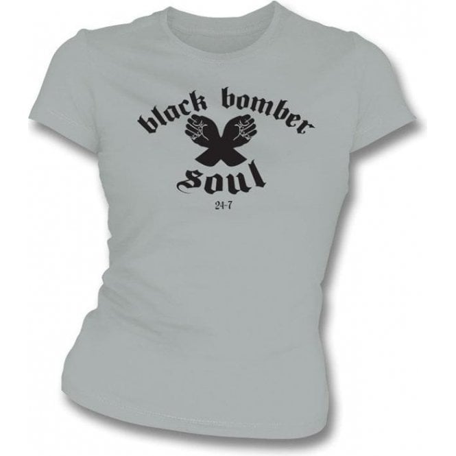 Northern Soul - Black Bomber girls slimfit T-shirt
