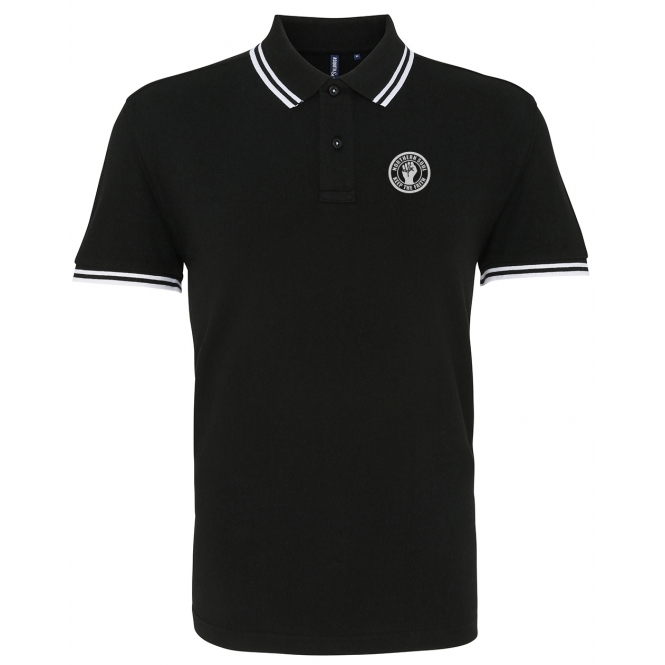 Northern Soul Keep The Faith Embroidered Left Breast Logo Polo Shirt