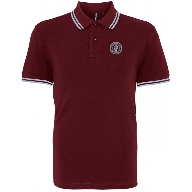Northern Soul Keep The Faith Embroidered Left Breast Logo Polo Shirt