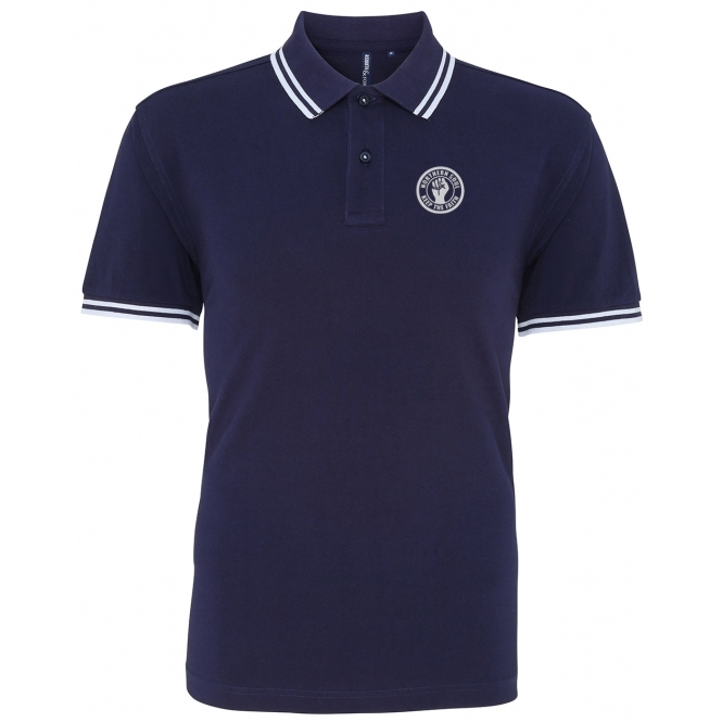 Northern Soul Keep The Faith Embroidered Left Breast Logo Polo Shirt