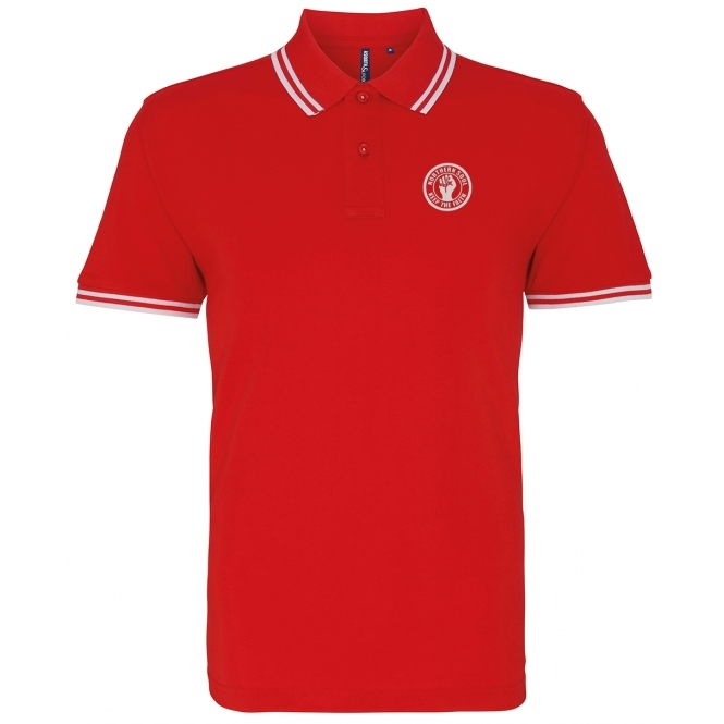 Northern Soul Keep The Faith Embroidered Left Breast Logo Polo Shirt