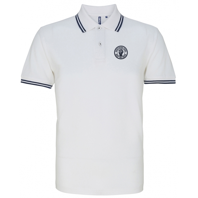 Northern Soul Keep The Faith Embroidered Left Breast Logo Polo Shirt