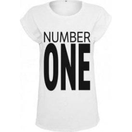 Number One (As Worn By George Michael & Andrew Ridgeley, Wham!) Womens Extended Shoulder T-Shirt