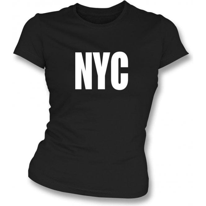 NYC as worn by Joey Ramone (The Ramones) Girl's Slim-Fit T-shirt