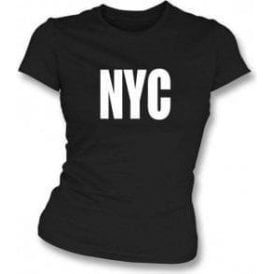 NYC as worn by Joey Ramone (The Ramones) Girl's Slim-Fit T-shirt