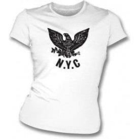NYC Eagle (As Worn By Joey Ramone, Ramones) Womens Slim Fit T-Shirt