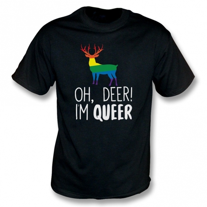 Oh Deer! I'm Queer Organic T-Shirt