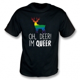 Oh Deer! I'm Queer Organic T-Shirt
