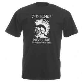 Old Punks Never Die Vintage Wash T-Shirt