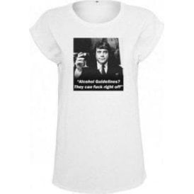 Ollie Reed - Alcohol Guidelines Womens Extended Shoulder T-Shirt