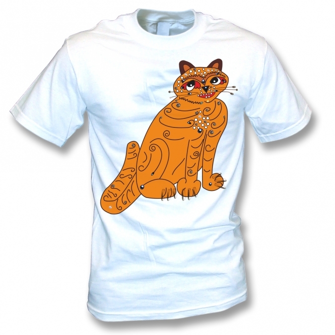 Orange Cat (As Worn By Anni-Frid Lyngstad, ABBA) T-Shirt
