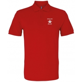 Original Brigade Rosse (1970s Influenced) Embroidered Left Breast Logo Polo Shirt