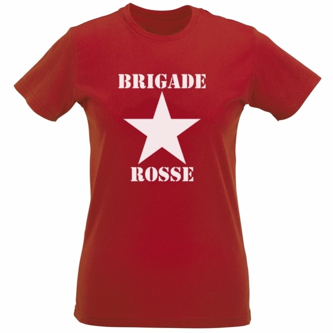 Original Brigade Rosse (1970s Influenced) Organic Womens Slim Fit T-Shirt