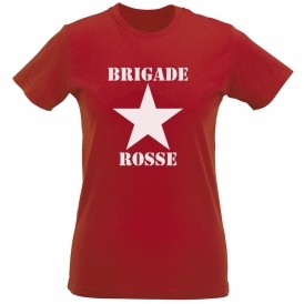 Original Brigade Rosse (1970s Influenced) Organic Womens Slim Fit T-Shirt