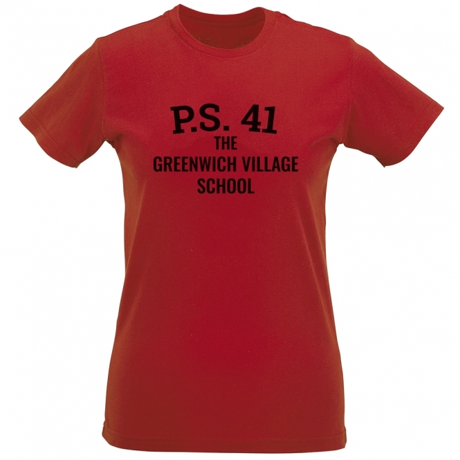 P.S. 41 The Greenwich Village School (As Worn By Adam "Ad-Rock" Horovitz, Beastie Boys) Organic Womens Slim Fit T-Shirt