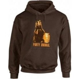 Party Animal Bear Hooded Sweatshirt