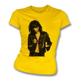 Patti Smith Photo (As Worn By Paul Simonon, The Clash) Organic Womens Slim Fit T-Shirt