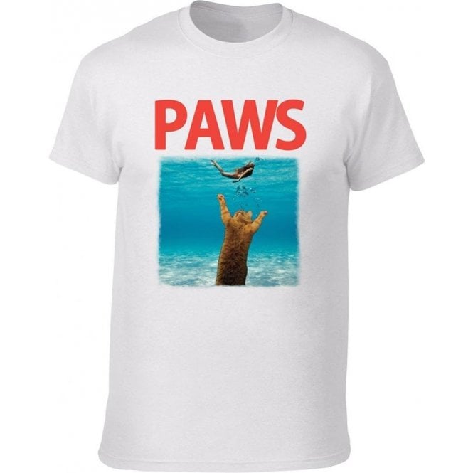 PAWS (JAWS Parody) T-Shirt
