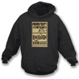 Penetration 1979 Gig Poster Hooded Sweatshirt