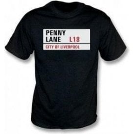 Penny Lane Road Sign Kids T-Shirt