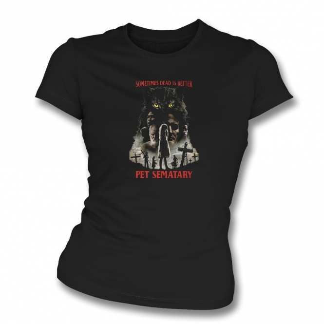 Pet Sematary (Stephen King Influenced) Organic Womens Slim Fit T-Shirt