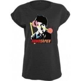 Pete Shelley - Homosapien (Buzzcocks) Womens Extended Shoulder T-Shirt