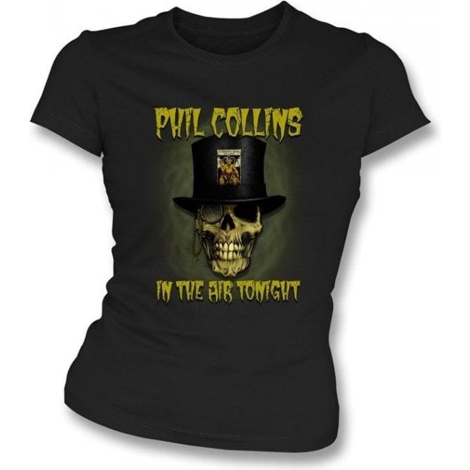 Phil Collins "In The Air Tonight" Womens Slim Fit T-Shirt