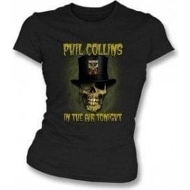 Phil Collins "In The Air Tonight" Womens Slim Fit T-Shirt