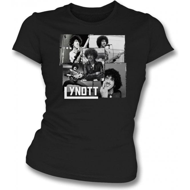 Phil Lynott (Thin Lizzy) Tribute Womens Slim Fit T-Shirt