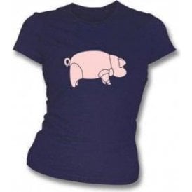 Pig (As Worn By David Gilmour, Pink Floyd) Womens Slim Fit T-Shirt