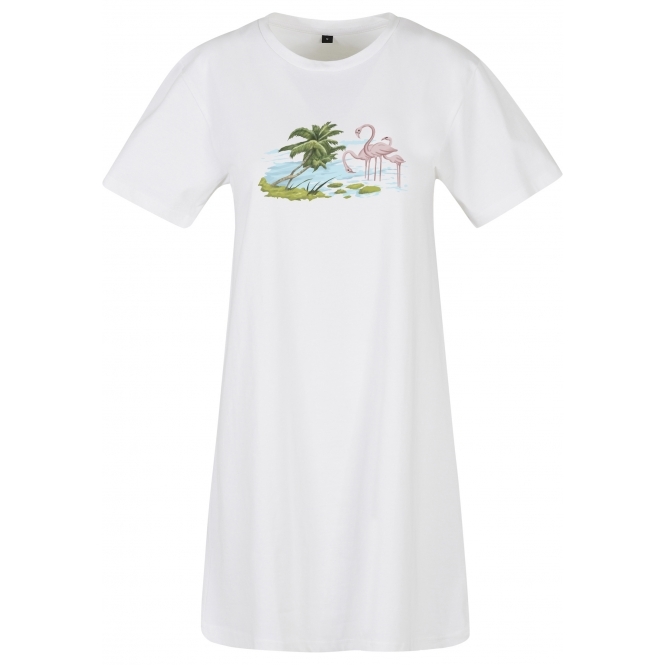 Pink Flamingos (As Worn By PJ Harvey) Womens T-Shirt Dress