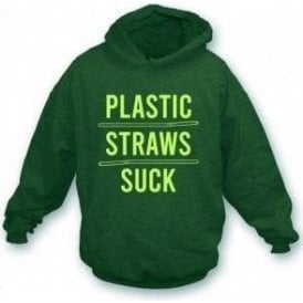 Plastic Straws Suck Kids Hooded Sweatshirt