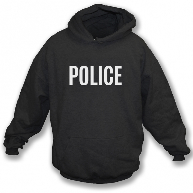 Police (As Worn By Taylor Hawkins, Foo Fighters) Hooded Sweatshirt