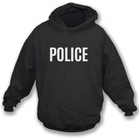 Police (As Worn By Taylor Hawkins, Foo Fighters) Hooded Sweatshirt